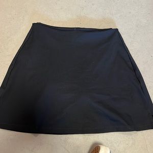 GirlFriend Collective Black Skort